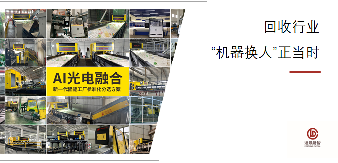 達晨領投再生資源智能分選裝備提供商弓葉科技億元級A輪融資